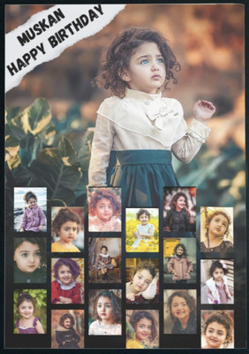 SHREE COLLECTION MDF Wall Photo Frame(Black, 19 Photo(s), A4)