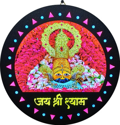 SHRI KHATU SHYAM CREATION MDF Wall Photo Frame(Black, 1 Photo(s), 3x4)