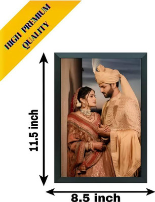 SHREE COLLECTION MDF Wall Photo Frame(Black, 6 Photo(s), A4)
