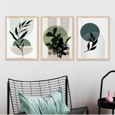 Advik Wood Wall Photo Frame(Brown, 3 Photo(s), A4 Size, Set Of 3 Wall Painting)