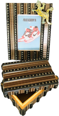 InsTook MDF Table Photo Frame(Grey, 1 Photo(s), L)