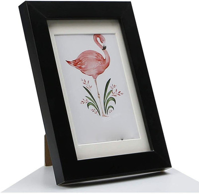 MINT ART Wood Table Photo Frame(Black, 1 Photo(s), 4X6 Inches)