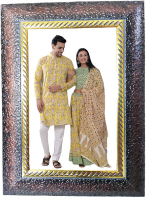 Yashphotoframe Glass Table Photo Frame(Brown, 1 Photo(s), 4x6 inch)