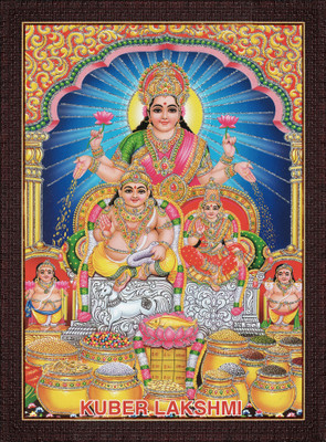 craftery Laxmi ji Religious Frame