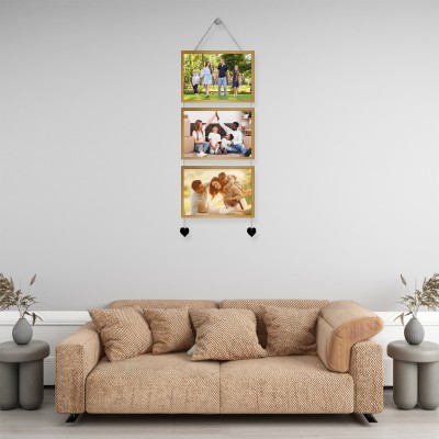 MSC ARTS Polymer Wall Photo Frame(Multicolor, 3 Photo(s), 5X7 3 Unit Hanging Art)