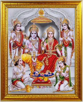 AmayDivine Ram Darbar (10x12.5 Inch) Religious Frame