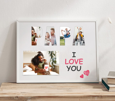 MFG Acrylic Wall Photo Frame(White, Black, 5 Photo(s), 15X10o)