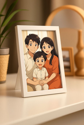 Stuthi Arts Wood Table Photo Frame(White, 3 Photo(s), 4x6)