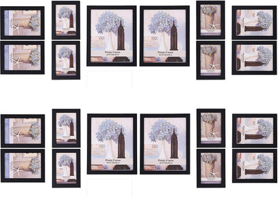 Artzfolio Polymer Wall Photo Frame(Multicolor, 20 Photo(s), 4x6-8pc;5x7-8pc;8x10-4pc;SET OF 20 PCS)