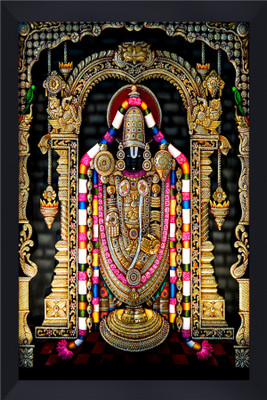 Gita Govinda Tirupati Balaji Lord Venkateswara swamy acrylic glass photo Frame Religious Frame