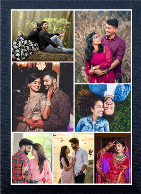 NEWRSCOLLECTION Wood Wall Photo Frame(Black, 1 Photo(s), Size A4(9×13), send photos this whatsapp8with in 30 minute.)