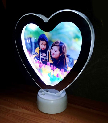 TheWhoop Polymer Table Photo Frame(Grey, 1 Photo(s), 17.5 x 17.5)