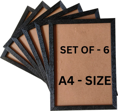 KGSFASHION Wood Wall Photo Frame(Black, 2 Photo(s), 9X12 CM)