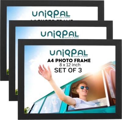 UNIQPAL Wood Wall Photo Frame(Black, 1 Photo(s), A4 SIZE)