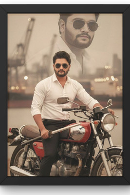 HUMTUMCREATION Wood Wall Photo Frame(Black, 1 Photo(s), Premium A4 Customized Photo Frame | Add Your Photo, Name & Message | Personalized Gift for Couples, Birthday & Home Decor Send photos on Whats-app No (9251282844) And Get Digital Reprint)