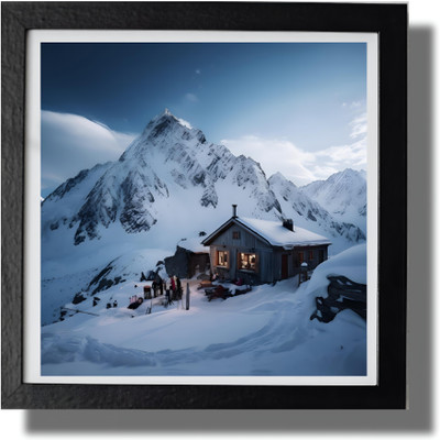 FrameHouse Wood Wall Photo Frame(Multicolor, 1 Photo(s), 14X14 Inches, 36X36 cm)