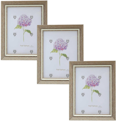 KUBER INDUSTRIES MDF Table Photo Frame(Brown, 3 Photo(s), 16.7 x 21.8 x 1.5 CM)
