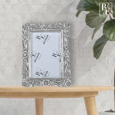DEVANIX Silver-plated Table Photo Frame(Silver, 1 Photo(s), Normal)