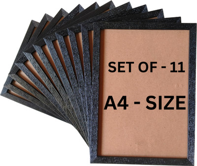 KGSFASHION Wood Wall Photo Frame(Black, 11 Photo(s), 9X12 CM)