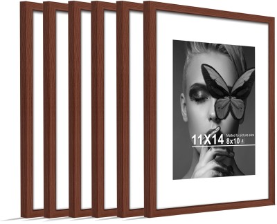 Art Street Polymer Wall Photo Frame(Brown, 6 Photo(s), 11x14 Inch)