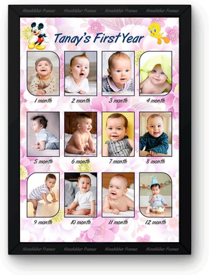 HSB MDF Wall Photo Frame(Black, 14 Photo(s), Wood Customise photo frame, ONLY LOVE COLLAGE FRAME Birthday photo frame, anniversary photo frame, WEDDING PURPOSE photo frame Send photos 9468846787 A4 Size) Digital Reprint)