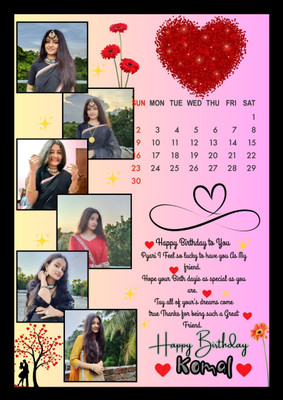 PRAJAPATIFRAMES Wood Wall Photo Frame(Black, 6 Photo(s), size 12*9 (A4 size), Customized collage photo frame Send Photo-9549340351, Send Photo-9549340351)