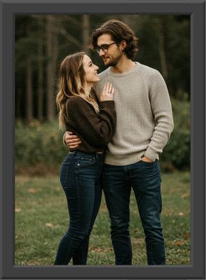SFG MDF Wall Photo Frame(Black, 1 Photo(s), Images & Text Send on WhatsApp- 9358575584)
