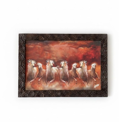 VERVE Wood Wall Photo Frame(Multicolor, 1 Photo(s), 34.5 x 24 cm)
