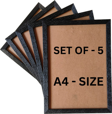 KGSFASHION Wood Wall Photo Frame(Black, 5 Photo(s), 9X12 CM)