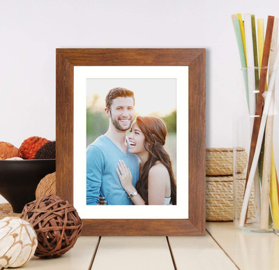 Painting Mantra MDF Wall Photo Frame(Brown, 1 Photo(s), 6X8)