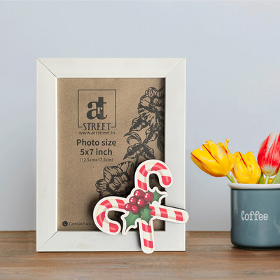 Art Street MDF Table Photo Frame(White, 1 Photo(s), 5x7 Inch)