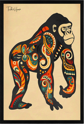 Tashvi Home Wood Wall Photo Frame(Multicolor, 1 Photo(s), 8 x 12 inch - Near A4 Size)