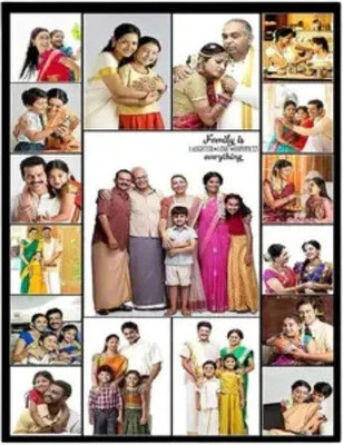 SHREE COLLECTION MDF Wall Photo Frame(Black, 17 Photo(s), photo frame Send photos on 8824173587)