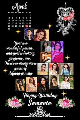 WELLCOMECRAFT Wood Wall Photo Frame(Black, 13 Photo(s), Premium A4 Customized Photo Frame | Add Your Photo, Name & Message | Personalized Gift for Couples, Birthday & Home Decor Send photos on Whatsaap No (6376784648) And Get Digital Reprint)