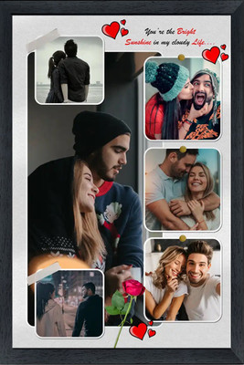 Heartbeat Plastic Wall Photo Frame(Multicolor, 6 Photo(s), 4 x 6)