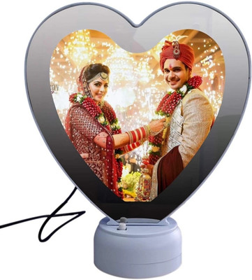 Anupama Gifts Glass Table Photo Frame(White, 1 Photo(s), 6*6 Inch)