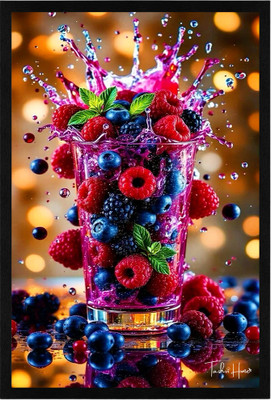 Tashvi Home Wood Wall Photo Frame(Multicolor, 1 Photo(s), 8 x 12 inch - Near A4 Size)