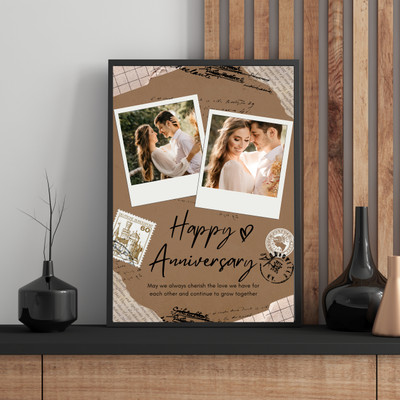 Dekozi Plastic Wall Photo Frame(Black, 1 Photo(s), NA)