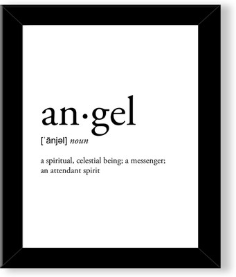 Stuthi Arts ANGEL DEFINITION Religious Frame