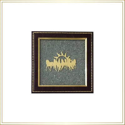 MIRANAGATE Acrylic Table Photo Frame(Gold, 1 Photo(s), 10x10)