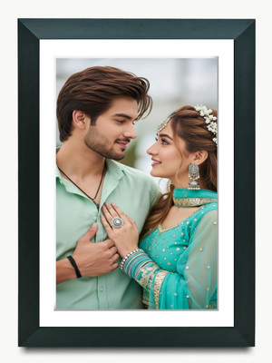 Personalized, Customized Wood Wall Photo Frame(Black, 1 Photo(s), A4 - Pls share photos on WP-7977230252)