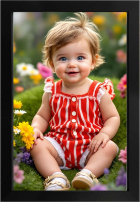 GAYATRIGRAPHICS Wood Wall Photo Frame(Black, 1 Photo(s), 9 x 12)