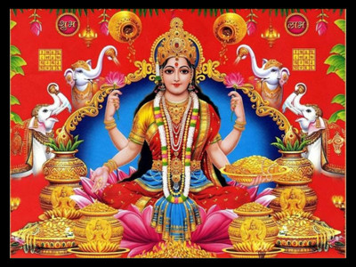 Photoframewalaz Wood Wall Photo Frame(Black, 1 Photo(s), PhotoFrameWalaZ Diwali Special Lakshmi Ganesha Saraswati Photo Frame Acrylic 14 inch x 10 inch Painting (With Frame))