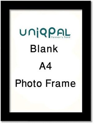 UNIQPAL Wood Wall Photo Frame(Black, 1 Photo(s), A4 SIZE)