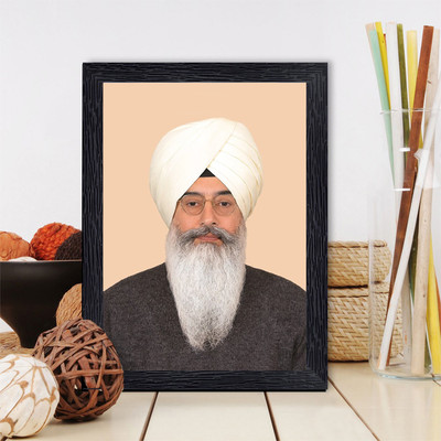 BISRAT CREATIONS Wood Table Photo Frame(Multicolor, 1 Photo(s), 5/7)