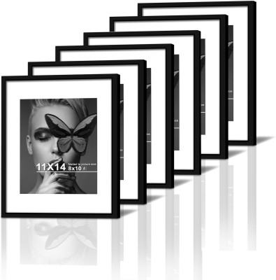 Art Street Polymer Wall Photo Frame(Black, 6 Photo(s), 11x14 Inch)