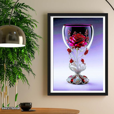 sweetsaab Acrylic Wall Photo Frame(Multicolor, 1 Photo(s), A4)