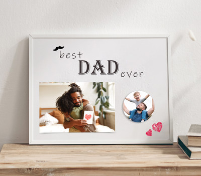 MFG Acrylic Wall Photo Frame(White, Black, 2 Photo(s), 15x10)