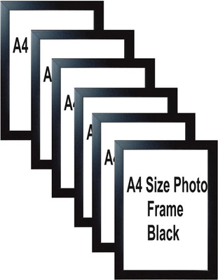 Myshka art creations Acrylic Wall Photo Frame(Black, 6 Photo(s), 8.25X11.75 inches)