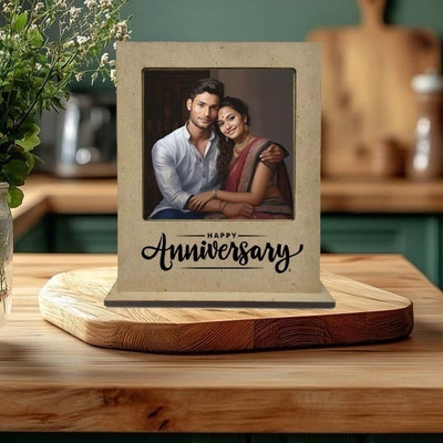 DVMART MDF Table Photo Frame(Brown, 1 Photo(s), 3x3 in)